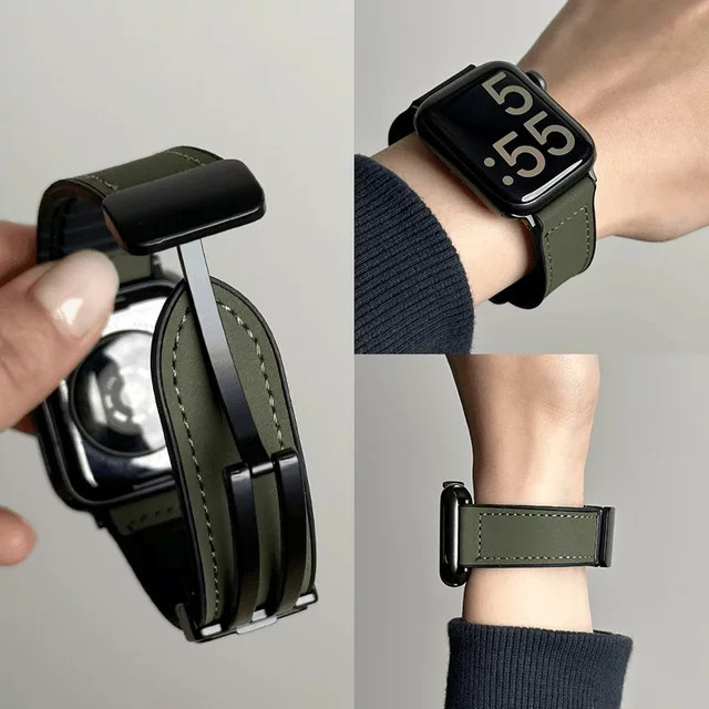 iCicco Uhrenarmband Silikon, Leder, Unisex - Bild 1