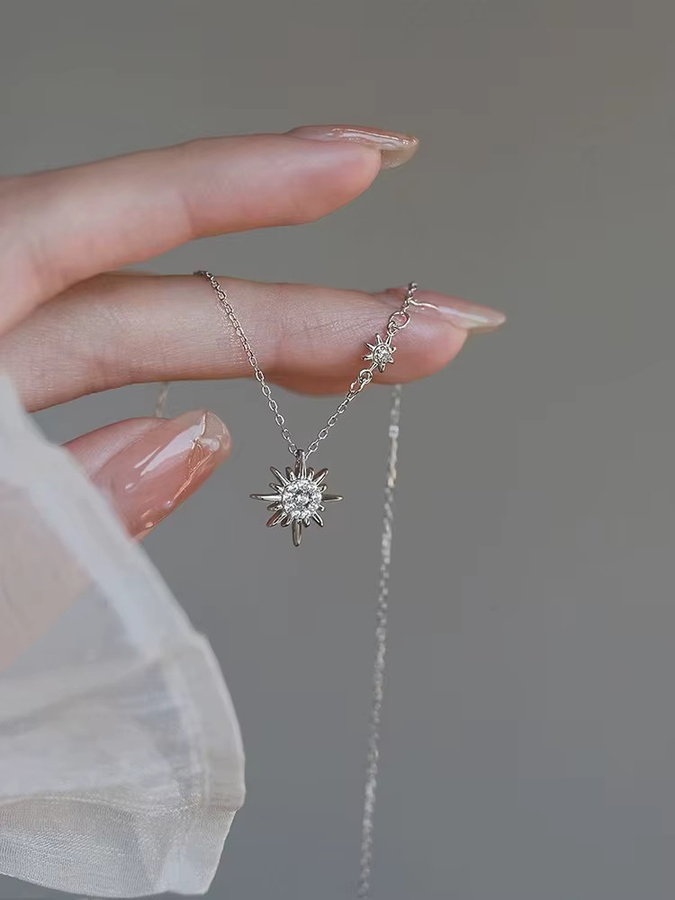 FANGSU Halskette, 925 Silber, Zirkonia, Damen - Bild 2