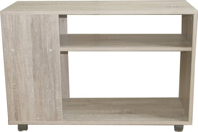 HTI-Living Regal Thekla 8030 auf Rollen in Beige mit Rückwand und mattem Finish - Bild 1