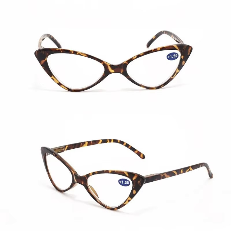 MDOD Lesebrille Cat-Eye, Vollrand, Kunststoff, Damen - Bild 3