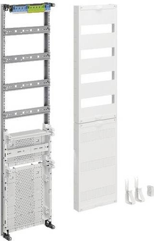 Hager Verteilerfeld universZ ZU37VT4APZ3, weiß, Stahl, Breite: 105 cm, 4-reihig, 1-feldig - Bild 1