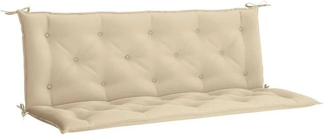vidaXL Gartenbank-Auflage aus wasserabweisendem Oxford-Gewebe in Beige, B/T/H: 150 x 50 x 7 cm - Bild 1
