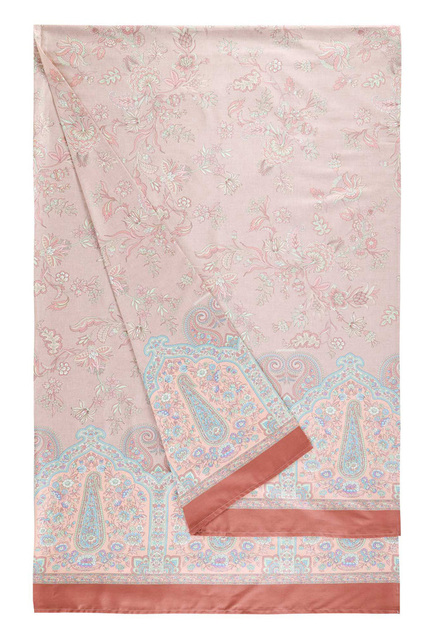 Bassetti Granfoulard INDIAN ROSES Bettwäsche aus Baumwolle in Elfenbein mit floralem Muster - Bild 1