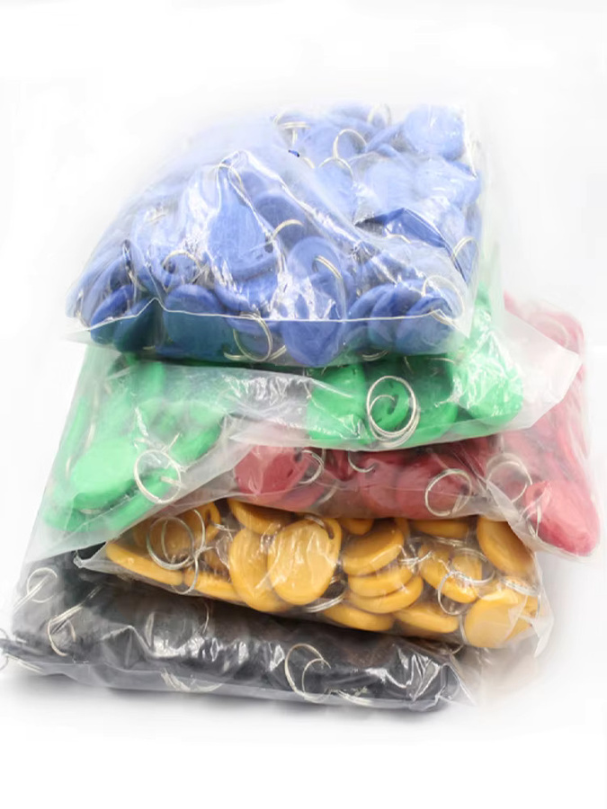 100 Stück RFID-Tags von LUCKING DOOR als kopierbare und wiederbeschreibbare Proximity-ID-Token in Schwarz und Multicolour - Bild 3