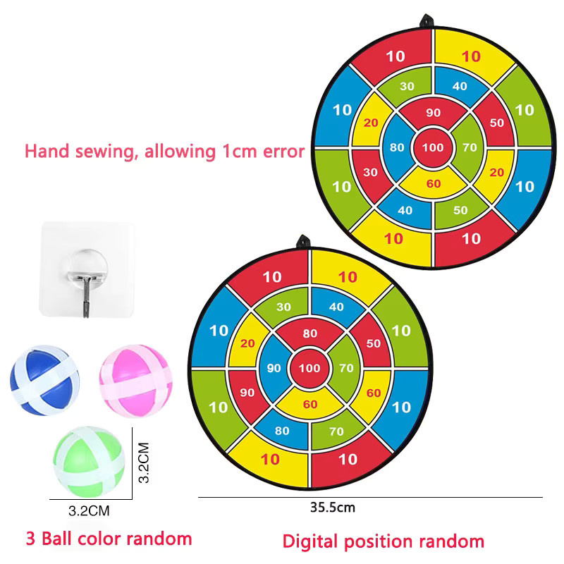 hairun Spielset mit Beanbags und klebrigen Bällen, Bunt / Mehrfarbig - Bild 4