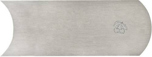 Kirschen Abziehklinge konkav und konvex silber 3801000 B/H/T: 162 x 60 x 0,8 mm - Bild 1