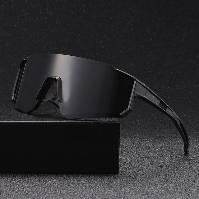 Hindfield Sonnenbrille, Unisex, Vollrand, Kunststoff, multicolour, black - Bild 1