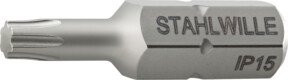Stahlwille Bit-Schraubendrehereinsatz Außen-6kant C 6,3mm L.25mm Nr. 1442 IP 20 in Silber - Bild 1