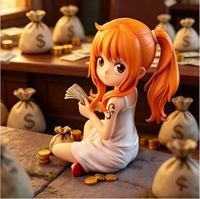 Bandai One Piece Nami Actionfigur, PVC-Statue, 10 cm - Bild 1