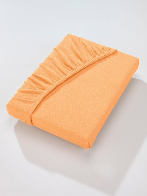 Biberna Spannbetttuch aus Frottee, bügelfrei, 140x200 - 160x200 cm - Bild 1