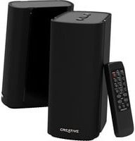 Creative T100 PC-Lautsprecher, Aktiv Lautsprecher in Schwarz mit Bluetooth, Optisch, USB und 3,5 mm Klinke - Bild 1
