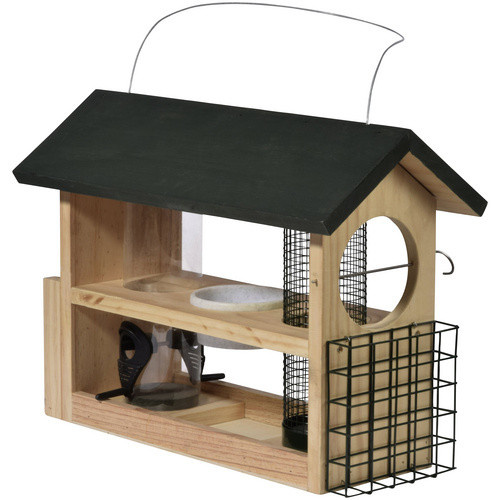 DOBAR Multifunktions-Vogelfutterhaus 7-in-1 in Grün - Bild 4