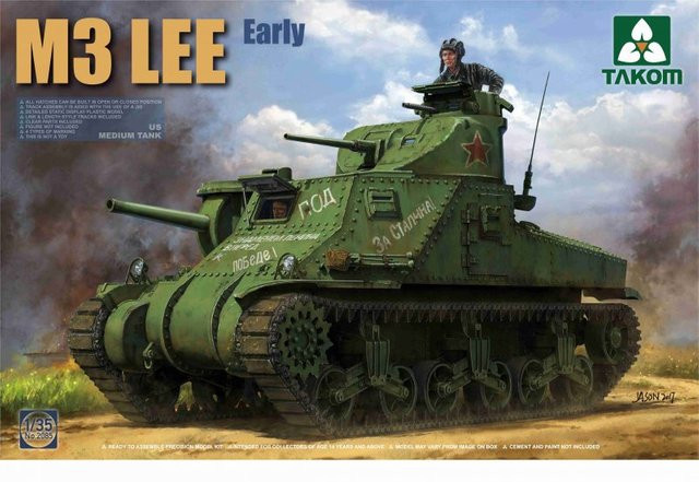 Takom US Medium Tank M3 Lee - Early Version, Fahrzeuge, 1:35, Grün - Bild 1