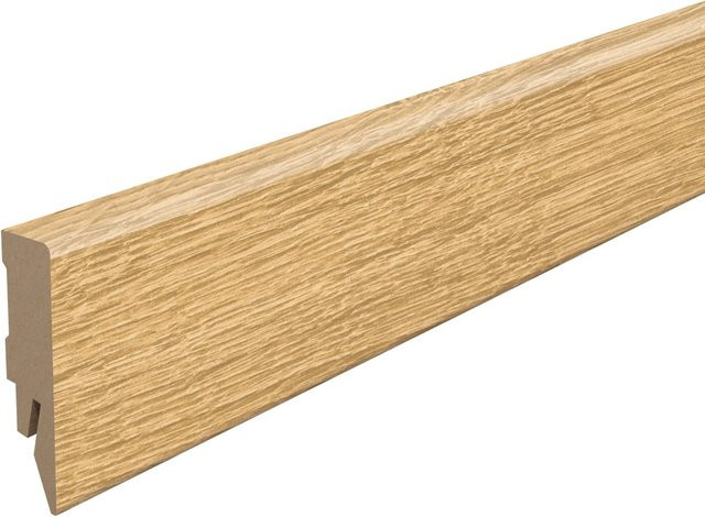 Egger Sockelleiste L700 Nord Eiche Hellbraun aus MDF mit Clip-System, Höhe: 5,8 cm - Bild 1
