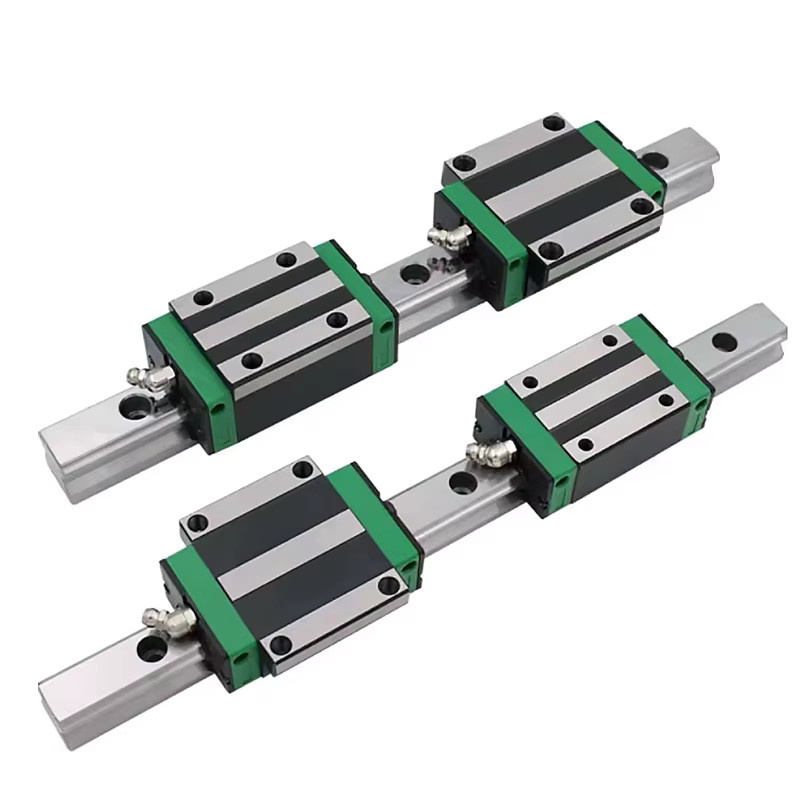 kaiyade HGR20 Linearführungsschienen-Set in Silber mit 2 Schienen (Länge: 600-950 mm) und 4 HGH20CA HGW20CC Linearlagern für CNC und 3D-Drucker - Bild 2