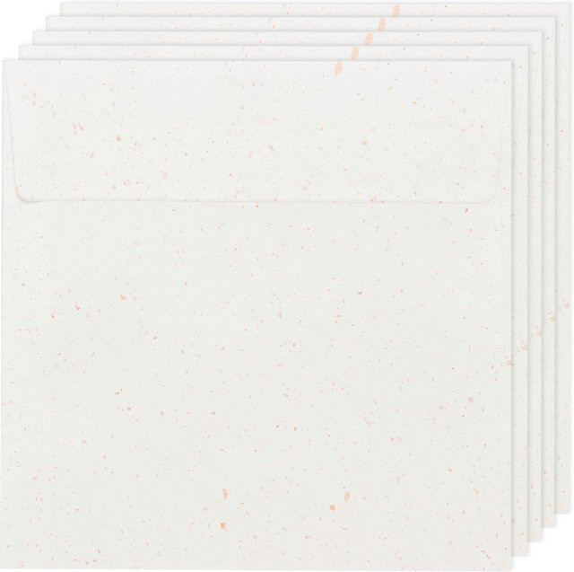 Rico Design Paper Poetry Renew Umschläge Quadratisch Offwhite-roségold - Bild 1