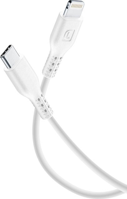 CellularLine Datenkabel Lightning auf USB-Type-C, weiß, 1,2 m - Bild 1