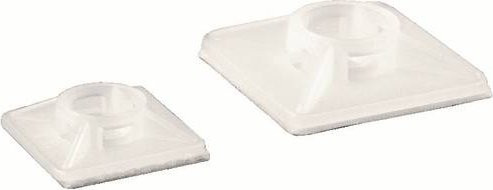 CellPack Befestigungssockel KZB2K 4/natur in Transparent/Weiß, 100 Stück, L x B x H: 19 x 19 x 0,45 cm - Bild 1