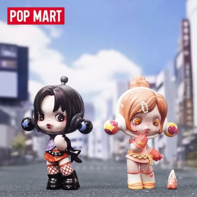 POPMART SKULLPANDA Nana Osaki Anime Figur Blind Box Mystery Box Multicolor Desktop Ornament - Bild 1