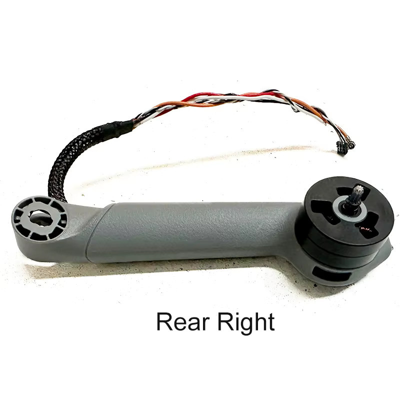 DJI Mini 5 Pro Ersatzteil Set: Propeller Motor Arm für Rechts Vorne, Hinten Links und Rückseite inklusive LED Licht Abdeckung in Grau - Bild 2