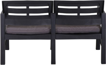 Progarden Java 4-teiliges Lounge-Set aus Kunststoff in Anthrazit Matt, Breite: 84 cm - Bild 3