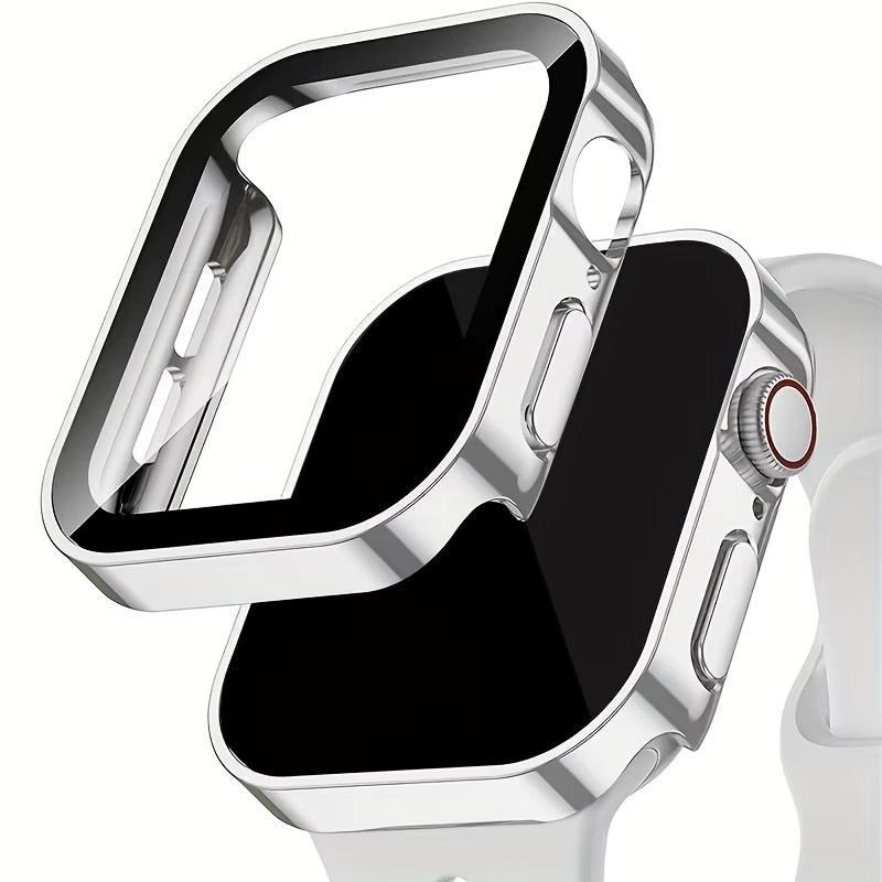 Wasserdichte Kantenabdeckung und Displayschutz aus gehärtetem Glas für Apple Watch Serie 3 bis 11 und SE - Bild 4