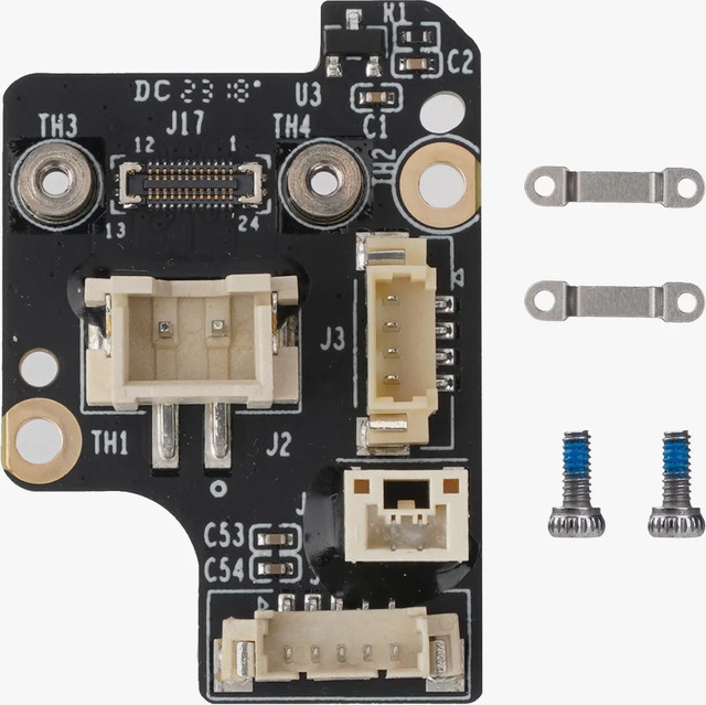 BambuLab Extruder-Schnittstellenplatine V9 für X1C und P1 Serie 3D-Drucker Zubehör in Schwarz - Bild 1