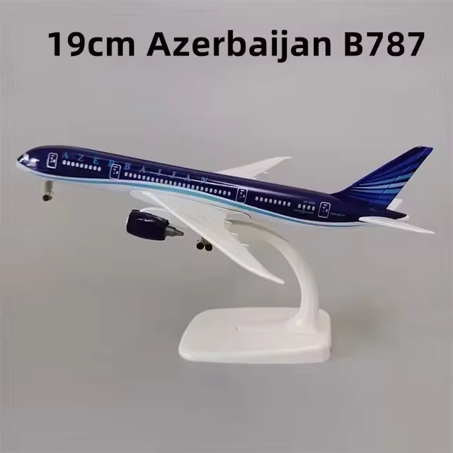 ZOCO Air Azerbaycan Airlines B787 Flugzeugmodell, Metallreplik, Maßstab 1:400 - Bild 2