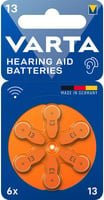VARTA Hörgerätebatterie Zinc Air 13 PR48 im 6er-Pack - Bild 1