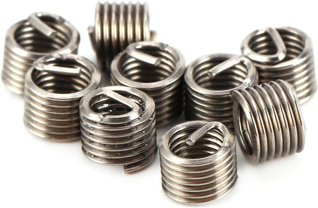 TOMTOP JMS 100-teiliges Gewindereparatur-Einsatz-Kit aus 304 Edelstahl in Silber, M5 x 0,8 - Bild 1