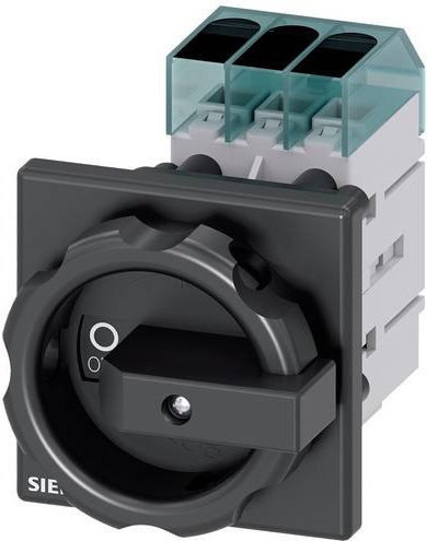 Siemens Lasttrennschalter Schwarz 25A 16mm² 3LD31540TK51 - Bild 1
