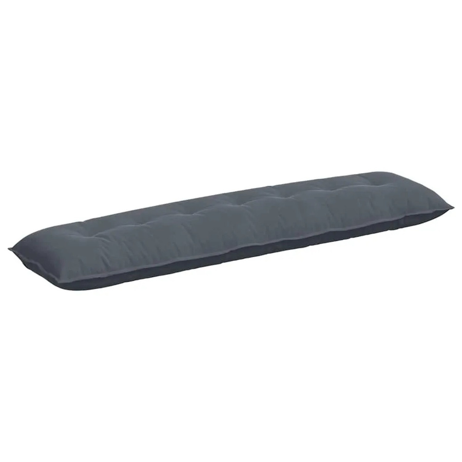 vidaXL Rückenkissen aus Cordstoff in Dunkelgrau, B: 200 cm, H: 50 cm - Bild 2
