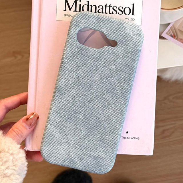 Stoßfeste Handyhülle im Retro Vintage Cowboy Jeans-Design für Google Pixel 8 Pro, 9 Pro XL, 10 und weitere Modelle, Farbe: Blau - Bild 1
