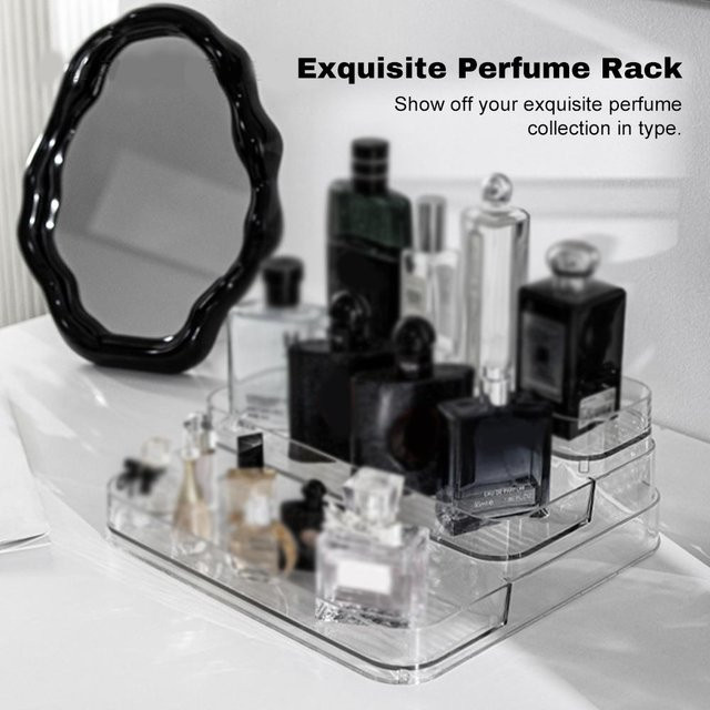 mfySpace Kosmetik-Organizer Acryl Transparent, 3-stufiges Display - Bild 1