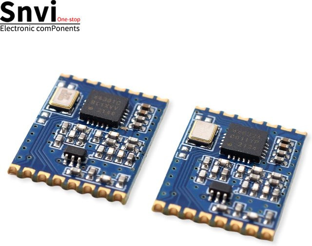 Snvi SI4438 SI4463 Drahtloses Kommunikationsmodul in Blau, 433MHz 868MHz RF-Transceiver mit LLCC68 und CMT2300A Kompatibilität für Langstrecken-Low-Energy-Anwendungen - Bild 1