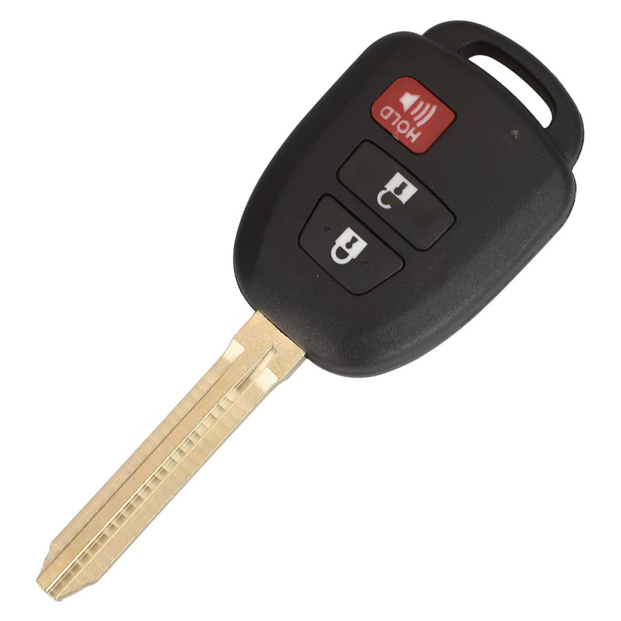 Jingyuqin Smart Remote Autoschlüssel mit 314,4 MHz G/H Chip für Toyota Prius 2, Hilux, Etios, Vios, Yaris und Corolla in Schwarz - Bild 2
