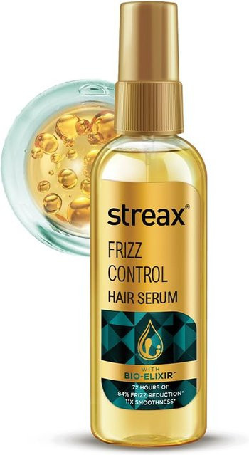 Streax Frizz Control Haarserum, 100 ml, für trockenes und lockiges Haar - Bild 1