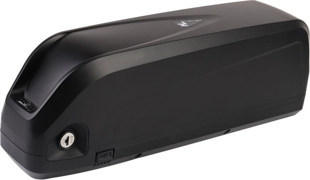 Hailong Max E-Bike Akkubox in Schwarz mit USB-C Anschluss für 36V/48V/52V Akkus, 6-Pin XLR, Unterrohr-Montage-Kit für 10S7P und 13S6P Konfigurationen - Bild 1