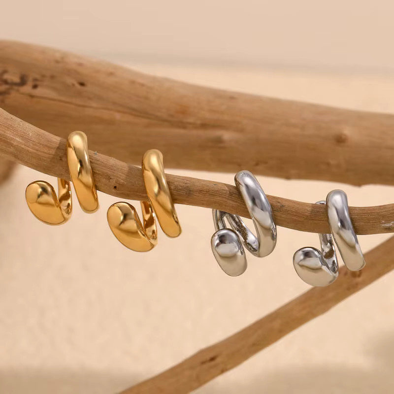 Sharelucky Ohrring, Gold, Damen, Klassisch - Bild 1