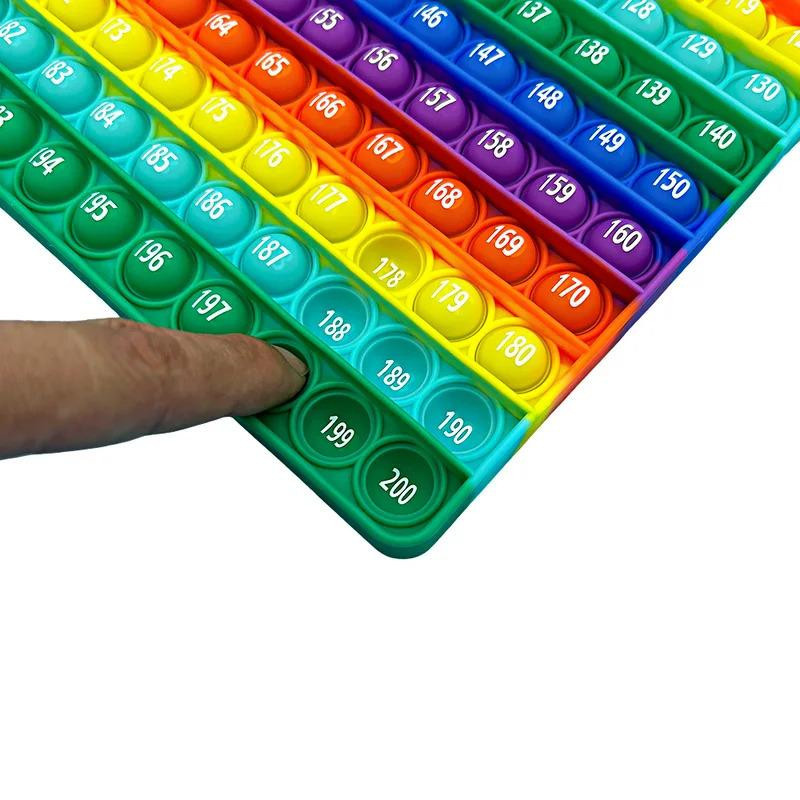 Linyi toy Mathematik Zahlen Fidget Spielzeug Silikon Bunt / Mehrfarbig ab 3-6 Jahre - Bild 3