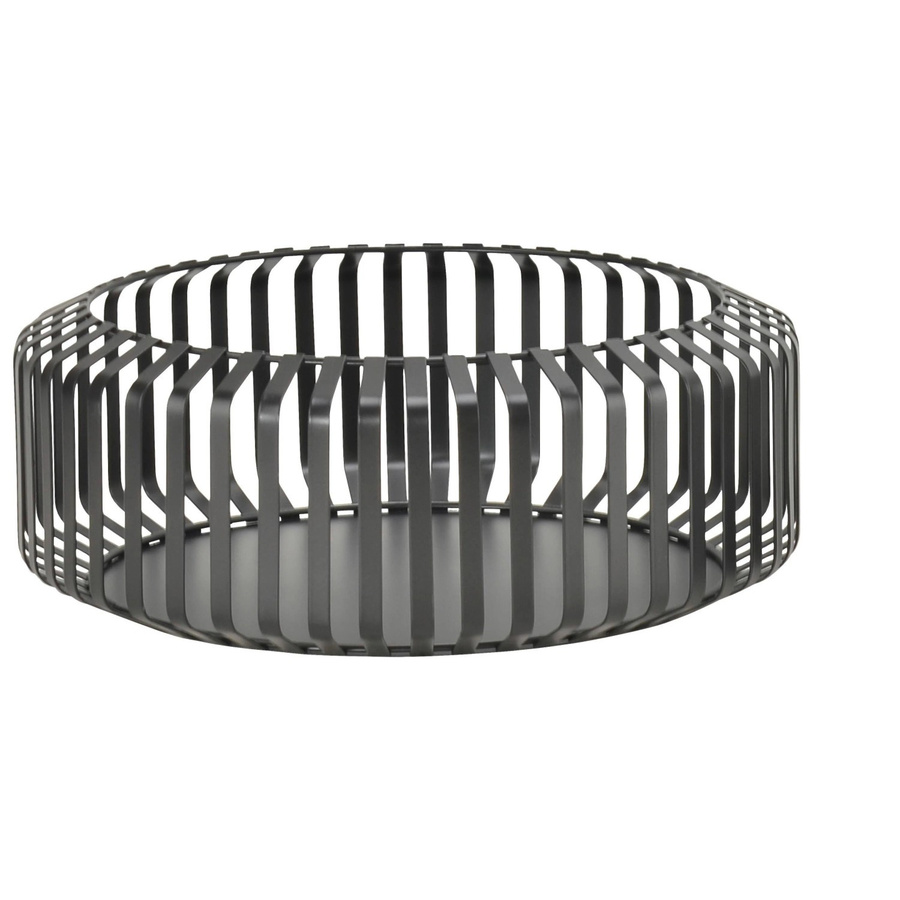 Mömax Dekoschale Jana Schwarz aus Metall, Durchmesser: 27 cm - Bild 2