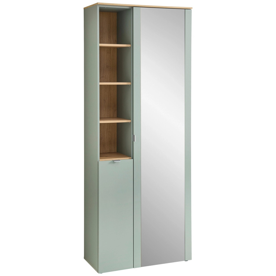 Mömax Garderobenschrank Bari in Grün und Eiche Artisan mit Soft-Close-Türen, B/T/H: 78 x 38 x 202 cm - Bild 2