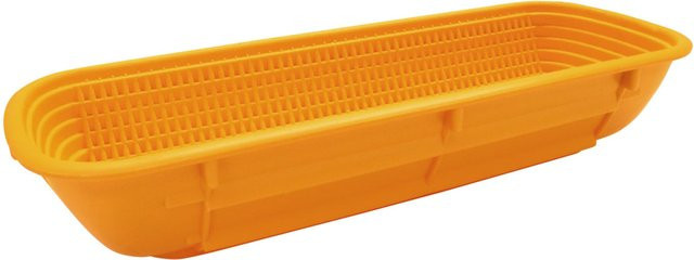 Schneider Brotform Gärkorb aus Kunststoff in Orange, Länge: 35 cm, Breite: 13 cm - Bild 1