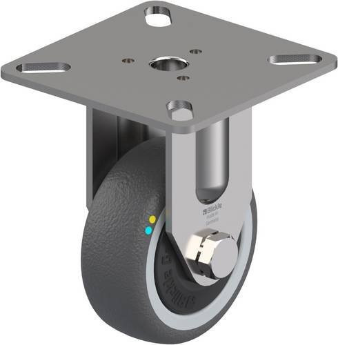 Blickle Bockrolle Rad-Durchmesser: 50mm Tragfähigkeit (max.): 50kg, Edelstahl, Silber/Grau - Bild 1