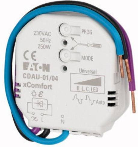 Eaton CDAU-01/04 xComfort Dimmaktor in Weiß - Bild 1