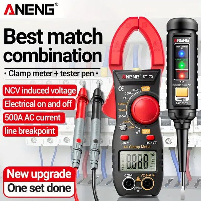 ANENG ST170 Multimeter und B15 Intelligenter Messstift Set für elektrische Wartung und Leitungsinspektion - Bild 1