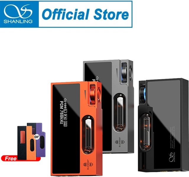 SHANLING UA7 Tragbarer USB-DAC-AMP-Röhrentransistor Dual-Modus HiFi-Audio-Dongle mit 44 mm symmetrischem Design in Orange oder Purple - Bild 1