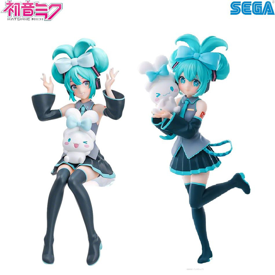 Fashnics Anime Figur Hatsune Miku x Cinnamoroll Sammlerfigur aus PVC in Multicolor, Höhe: 20 cm - Bild 3