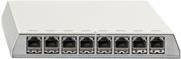 Rutenbeck Patch Panel Cat.6A iso-8 Ap rw, geschirmt, 8 Port RJ-45, Pure White RAL 9010 - Bild 1