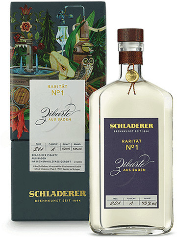 Schladerer Obstbrand Rarität No 1. Zibarte, 0,7 l - Bild 1